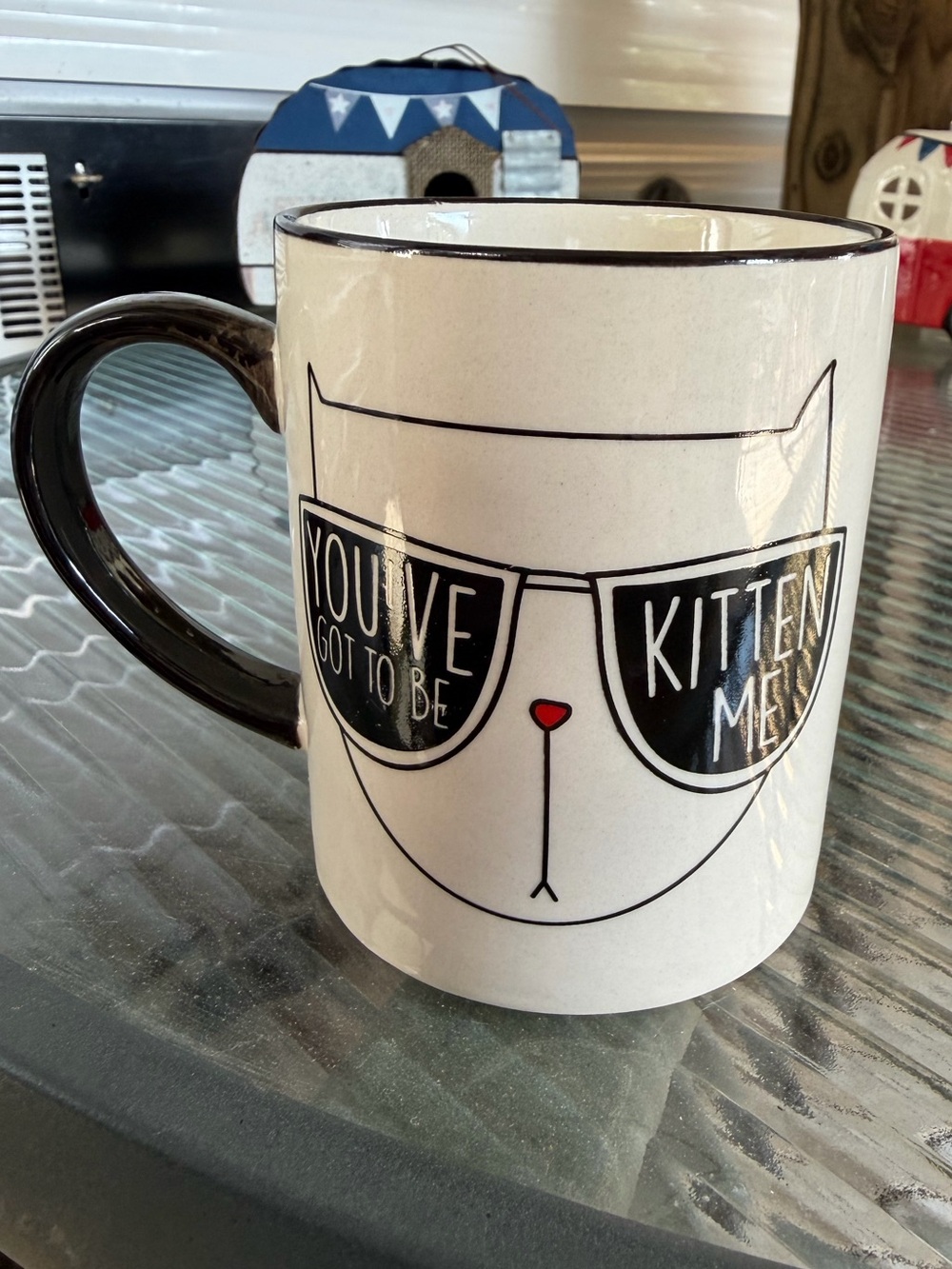 Kitty Cat Coffee Mug by Home Essentials “You've Got To Be Kitten Me"